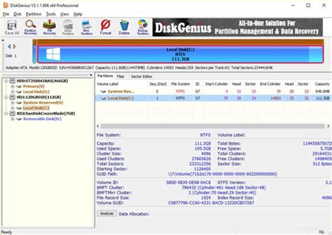 Portable DiskGenius Professional 5.0